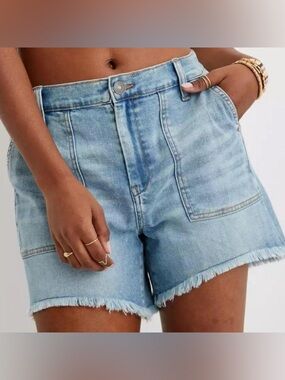 Aerie Women’s Adventure Denim Jean Shorts, Size XS